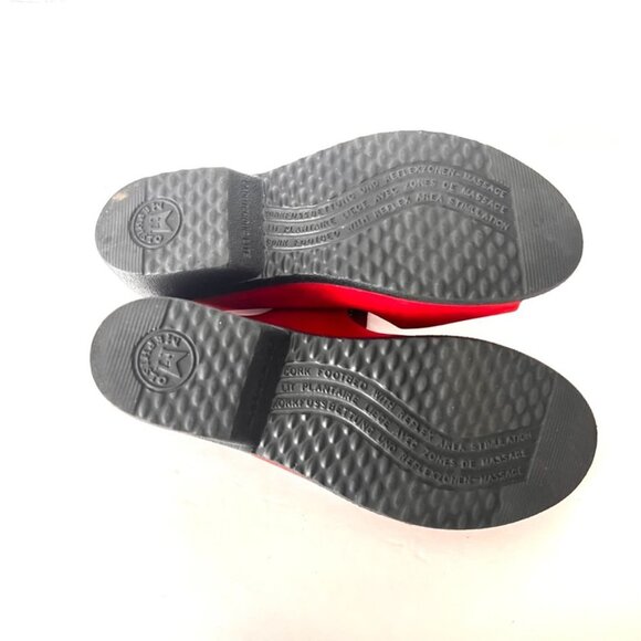 memphisto red slip on sandal - Picture 8 of 8